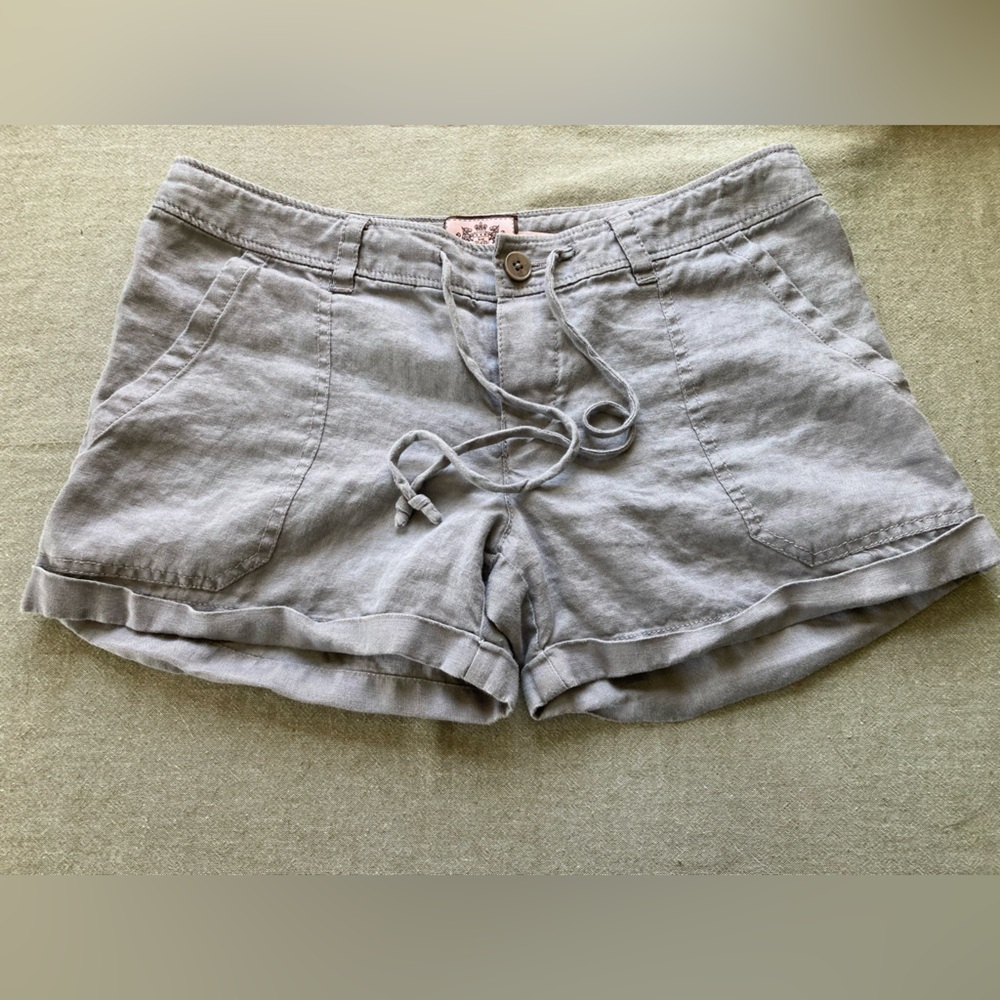 Juicy Couture Linen Shorts - 100% Linen
